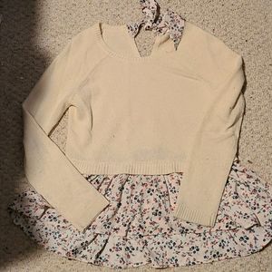 LC High  low sweater